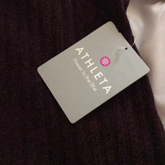 Athleta Tiburon Tank NWT Size XS Burgundy - Picture 2 of 5
